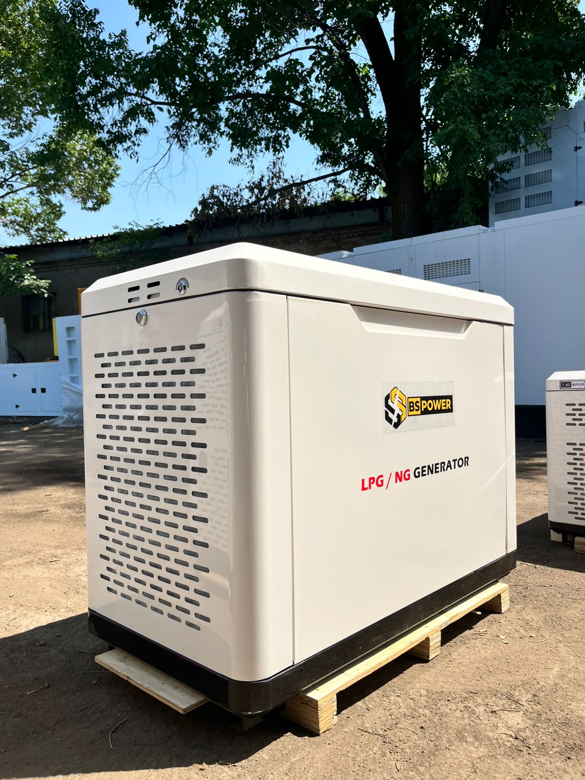 Газовый генератор BS Power, установленный на объекте